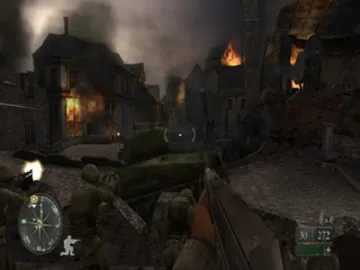 Call of Duty 2 - Big Red One screen shot game playing